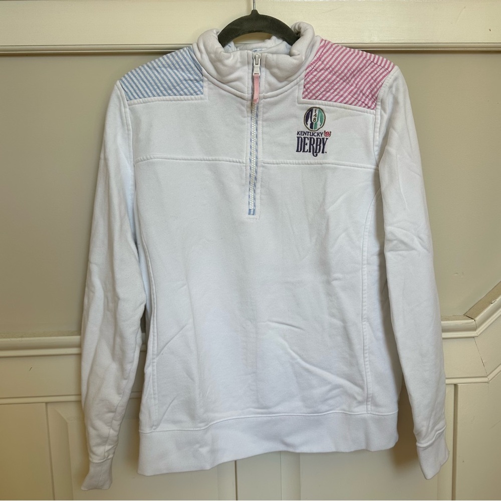 Vineyard Vines x Kentucky Derby Quarter Zip Sweatshirt